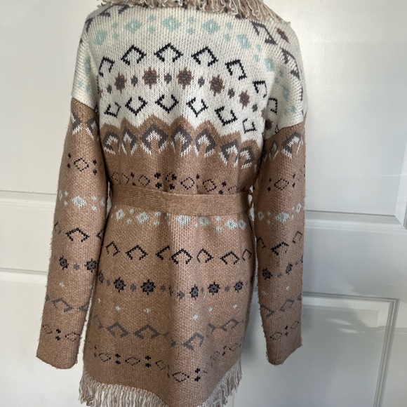 Lucky Brand Belted Cardigan Size M - Picture 3 of 6